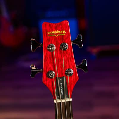 Washburn SB4R Wing Series Scavenger Ashwood Body 4-String Electric Bass Guitar image 24