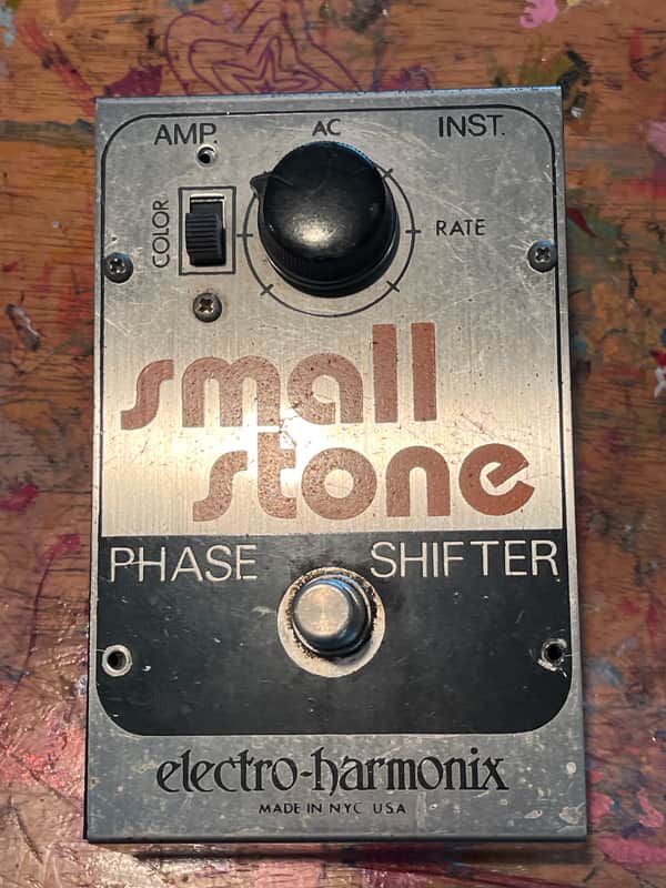 Electro-Harmonix Small Stone Phase Shifter V2 1978 - 1979 - Black/Orange image 1