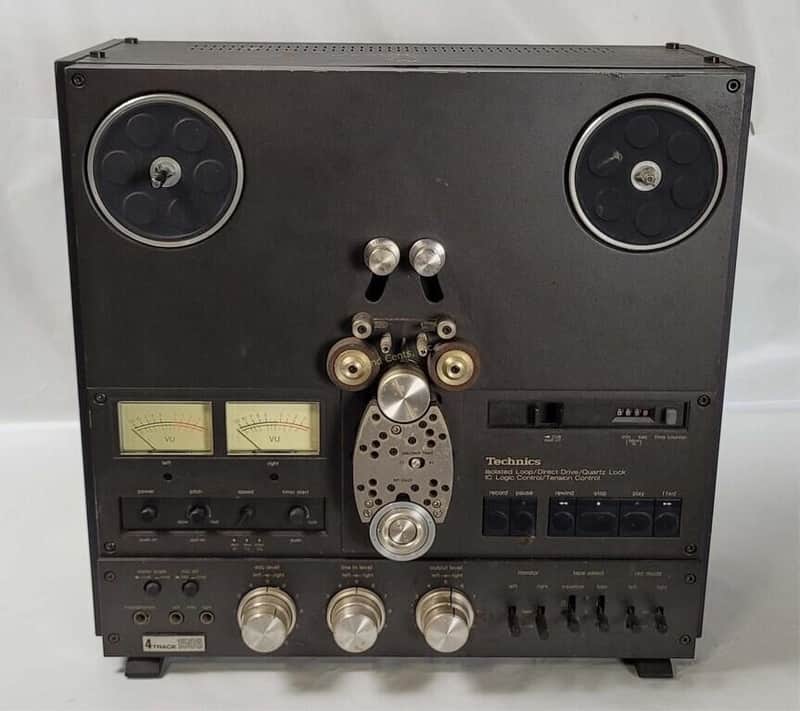 Technics RS-1506 1/4" 2-Track Reel to Reel Tape Recorder 1978 - 1987 - Black image 1