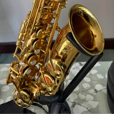 Selmer Dark Gold Lacquer Alto Reference 54 2021 with JodyJazz NY MP and multiple accessories image 2