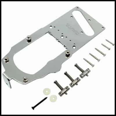 KILLER! Bigsby B5 Tremolo & Vibe V5TEAS, Saddles, String Spoiler Fits Fender Standard Telecaster image 3