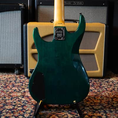 Vantage Bass PJ 330BG 1980's - Trans Green Vintage Korean made image 7
