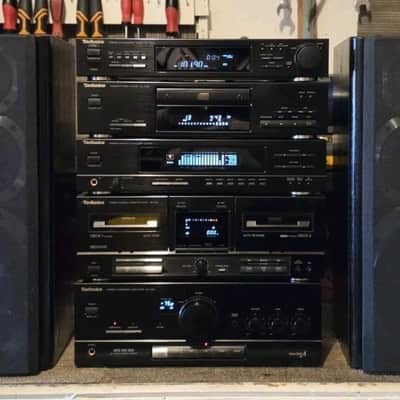 TECHNICS 7 PIECE COMPONENT HIFI STEREO SYSTEM/EQ/AMP/CD/TAPE/PHONO/ JAPAN image 3