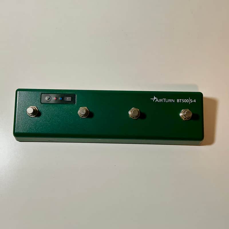 AirTurn BT500S-4 4-Button Bluetooth Controller 2022 - Present - Green image 1