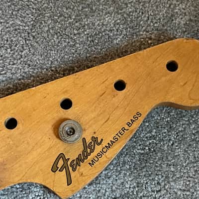 1975 Fender Musicmaster bass neck image 1