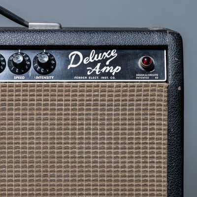 Fender Deluxe Non Reverb AB763 Blackface 1965, Black image 3