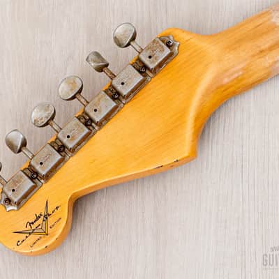 2024 Fender Custom Shop Limited Edition 1954 Stratocaster 70th Anniversary Journeyman Relic Sunburst w/ Case, CoA image 5