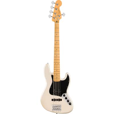 Fender Player II Modified Jazz Bass V MN Olympic Pearl - 5-String Electric Bass image 1