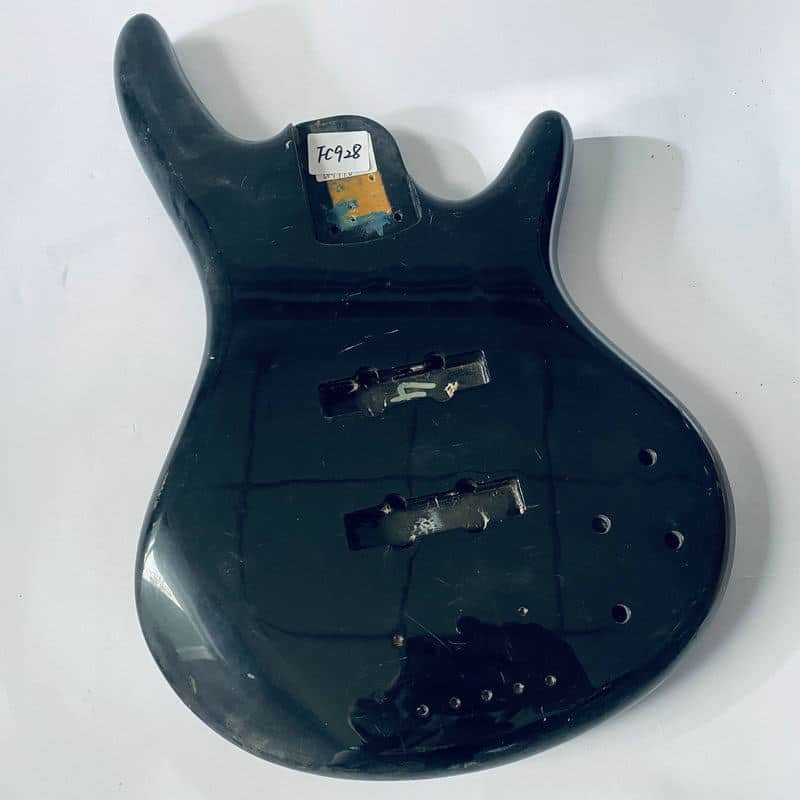 Glossy Black Bass Basswood Body DIY Project image 1
