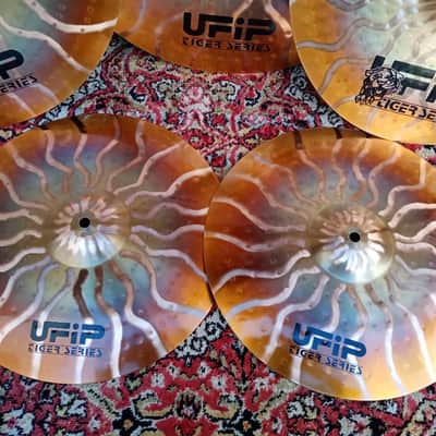 UFIP Tiger Set 14" Hi Hat, 16" e 18" Crash, 20" Ride. Nuovo. image 2