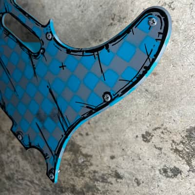 CapnCrepitis Custom Cel Shaded Telecaster Pick Guard image 4