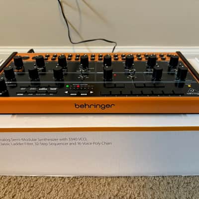Behringer Crave Analog Semi-Modular Synthesizer 2019 - Present - Orange image 2