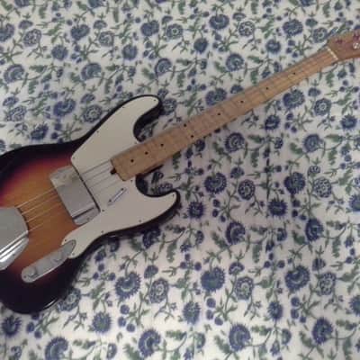 Klira Telecaster Bass 1970 sunburst image 2
