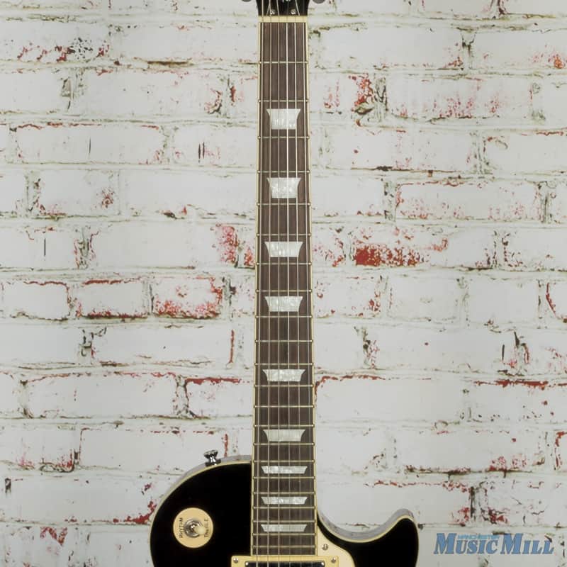 2006 Epiphone Les Paul Standard Electric Guitar Black (USED) | Reverb