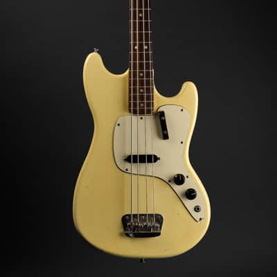 1971 Fender Musicmaster Bass Olympic White image 4