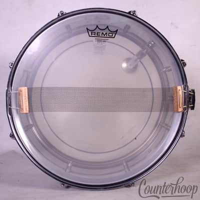 Rogers 14x6.5"COB Powertone Snare Drum RARE Deep Size Brass Fullerton Vintage70s image 8