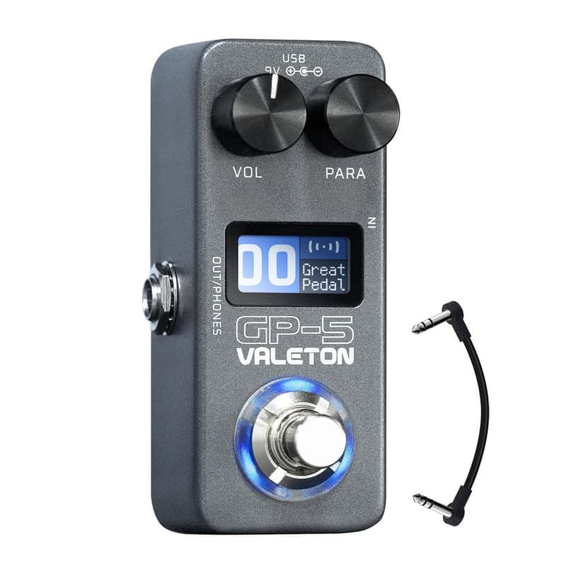 Valeton GP-5 Super Compact Multi-Effects Processor & NAM/IR Loader Pedal(Incl 1PCS Additional TRS Cable By VOLKTONE image 1