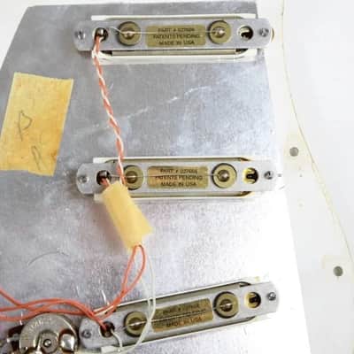 1987 Vintage Fender Stratocaster Plus Loaded PICKGUARD Gold Lace Sensor Pickups USA Strat E4 Series image 9