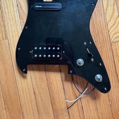 WD Music Charvel So-Cal Loaded Pickguard - Bare Knuckle Rebel Yell & Dimarzio Chopper 2021 - Black image 1