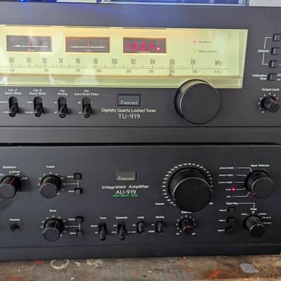 Sansui AU-919 Integrated Amp TU-919 Quartz Tuner image 1