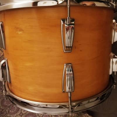Ludwig 9x13 Six Ply tom Late 70s-early 80s - Thermogloss Natural Maple image 11