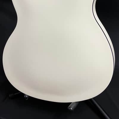 Fender Tom DeLonge Starcaster Semi-Hollow Electric Guitar Satin Olympic White Finish image 12