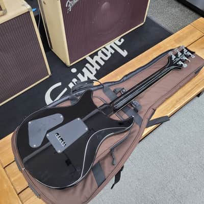 PRS SE Custom 22 Semi-Hollow with Gigbag- Charcoal Burst image 16