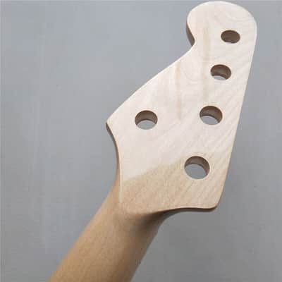 5 String Canada Maple Bass Guitar Neck,21-Fret image 4