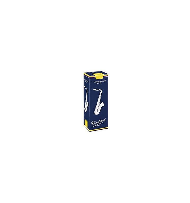 Vandoren SR222 Tenor Sax Traditional Reeds - Strength 2 (Box of 5) image 1