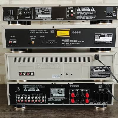 Denon PMA-480R / DRM-740 / DCD-615 / TU-580RD Rare Vintage Cassette Deck  Set image 20