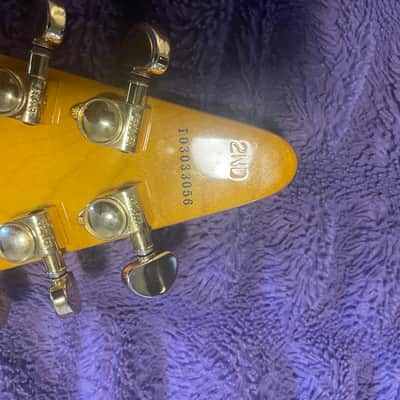 Epiphone Popa Chubby Signature Flying V 2001 - 2003 - Korina image 13