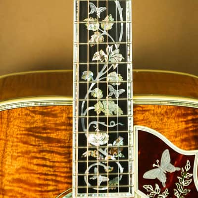 Gibson Master Museum Hummingbird Koa Ren Ferguson Custom Acoustic Guitar image 8
