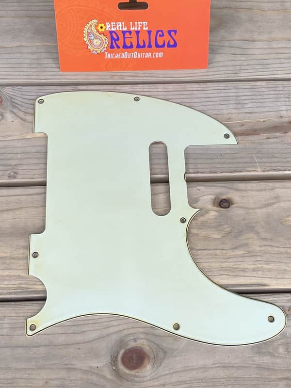 Real Life Relics Fender®  62 Tele® Aged Mint Green Telecaster® Pickguard 0056077049   [PGQ2] image 1