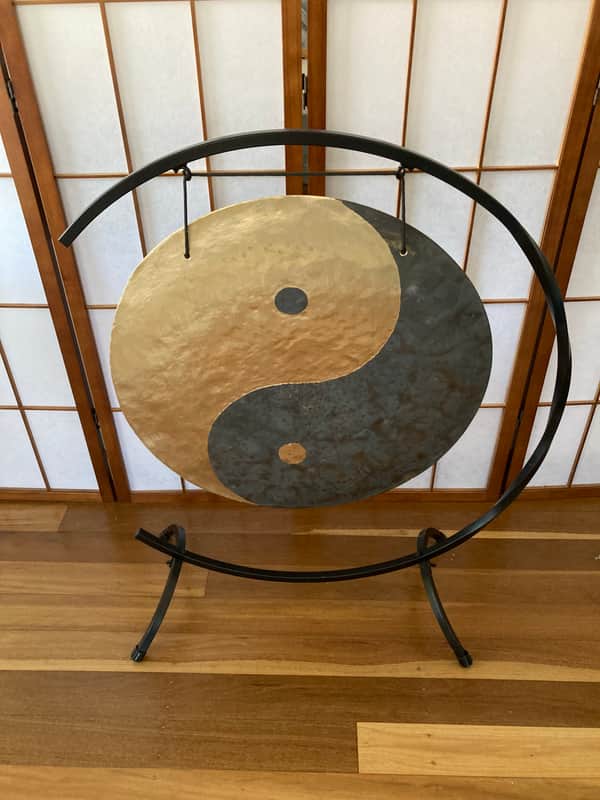 Meinl 24 inch Yin Yang Wind Gong with stand image 1