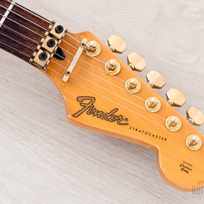 1990 Fender Pro Feel Stratocaster STR-680 SSH Blueberry Sunburst w/ Floyd Rose, Japan MIJ Fujigen image 4
