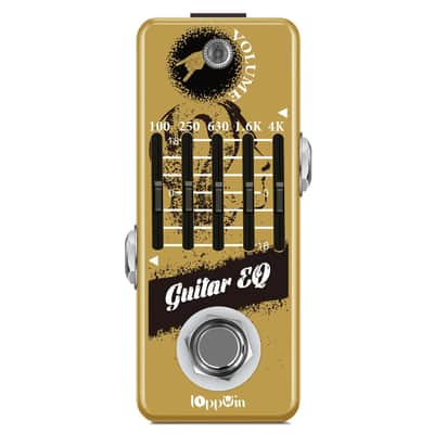 IOppWin Guitar Pedals, 5-Band Guitar Graphic Equalizer Pedal with Master Level Control - True Bypass & Metal Shell image 4