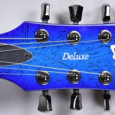 ESP LTD Deluxe EC-1000 Electric Guitar in Swirl Blue Finish image 19