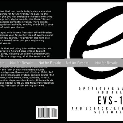 Evolution EVS-1 User Manual (English) image 5