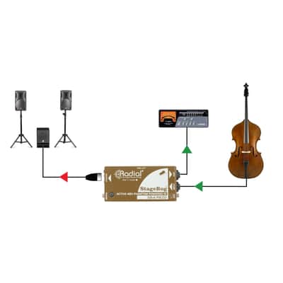 Radial StageBug SB-4 Piezo aktive DI Box - DI Box image 5