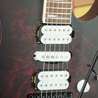 Mint Ibanez RG470DWXWZM RG Electric Guitar in Wine Red Frozen Matte image 5