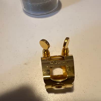 Woodstone ligature Tenor saxophone 2005 - Gold plated image 5