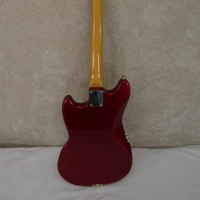 Fender MUSTANG Candy Apple Red CIJ w/Stripe s/HSC #P088687 image 12