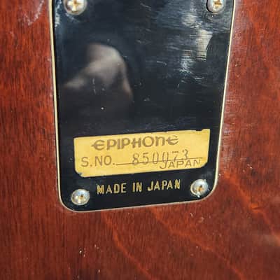 Vintage 1970s MIJ Epiphone FT-140 Bolt-On Dreadnought Acoustic Natural image 20