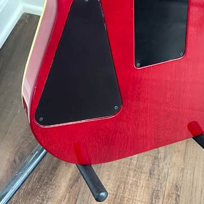 Hamer USA TLE Custom 1986 Red Boomerang Inlays Electric Guitar Tele Style image 15