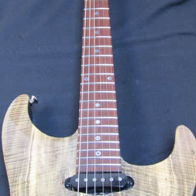 Lipe Guitars Virtuoso 2017 Natural Flame Buckeye Burl image 11