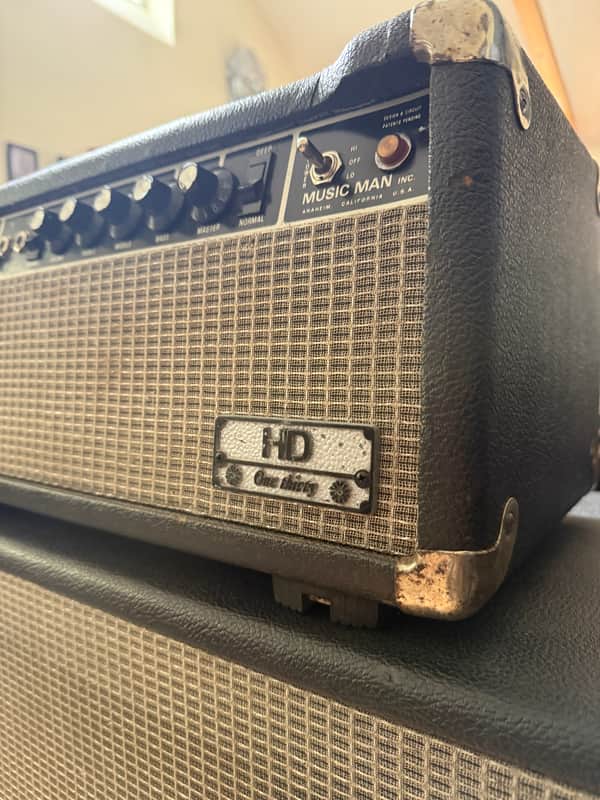 1976 Musicman HD130 Bass Amp & 115RH Cabinet Bild 1