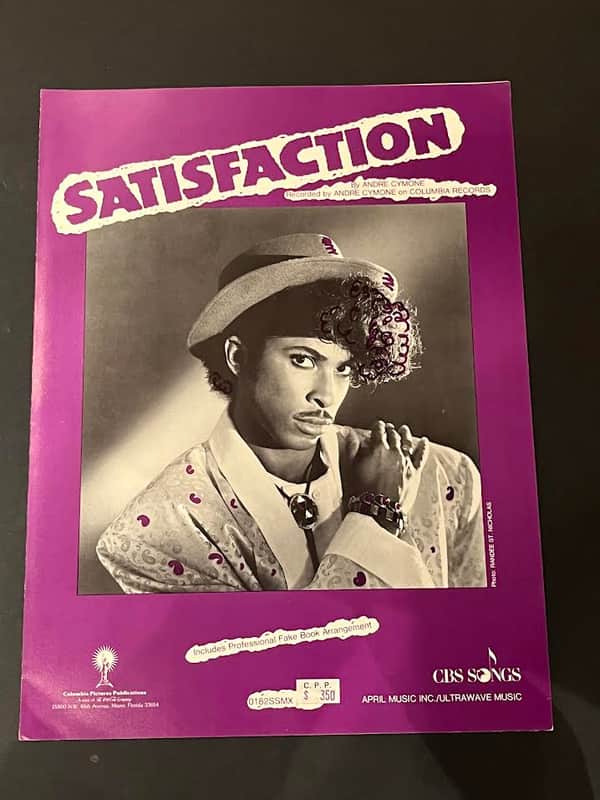 Satisfaction Piano, Vocal, and Guitar Sheet Music by Andre Cymone image 1