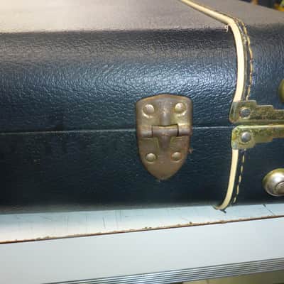 Case Mid-to-Late 1960's Ess Custom Built Case: Hartford, Conn. Latches '60's - Black Tolex & Wine Plush image 10