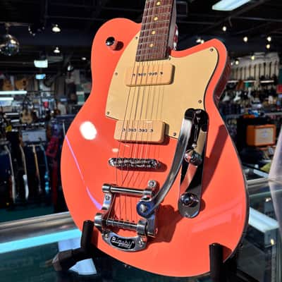 Reverend Charger 290 Bigsby 2024 - Coral Pink image 1