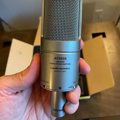 Audio-Technica AT3035 Large Diaphragm Cardioid Condenser Microphone 2010s - Silver image 3